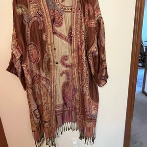 Tree of Life Multicolor Paisley Women's Cardigan